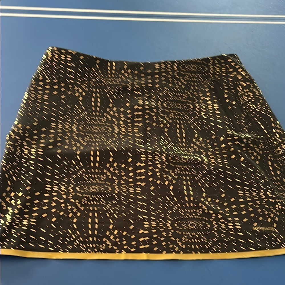 Cutter & Buck Annika Golf Activewear Skirt Womens LG Gold Athleisure Comfort
